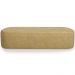 Kit 02 Puffs Decorativos Orgânicos Para Living Quarto 140cm Doha W01 Couríssimo Fendi - Lyam Decor