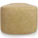 Kit 02 Puffs Decorativos Orgânicos Para Living Quarto 140cm Doha W01 Couríssimo Fendi - Lyam Decor