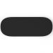 Kit 02 Puffs Decorativos Orgânicos Para Living Quarto 140cm Doha W01 Suede Preto - Lyam Decor