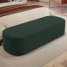 Kit 02 Puffs Decorativos Orgânicos Para Living Quarto 160cm Doha W01 Suede Verde Musgo - Lyam Decor