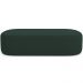 Kit 02 Puffs Decorativos Orgânicos Para Living Quarto 160cm Doha W01 Suede Verde Musgo - Lyam Decor