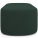 Kit 02 Puffs Decorativos Orgânicos Para Living Quarto 160cm Doha W01 Suede Verde Musgo - Lyam Decor