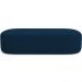 Kit 02 Puffs Decorativos Orgânicos Para Living Quarto 195cm Doha W01 Suede Azul Marinho - Lyam Decor