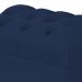 Kit 02 Puffs Decorativos París L02 Luis XV Capitone Suede Azul Marinho - Lyam Decor