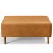 Kit 02 Puffs Decorativos Para Sala De Estar Cléo W01 Pés Palito 90 cm Courissímo Whisky - Lyam Decor