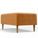 Kit 02 Puffs Decorativos Para Sala De Estar Cléo W01 Pés Palito 90 cm Courissímo Whisky - Lyam Decor