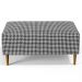 Kit 02 Puffs Decorativos Para Sala De Estar Cléo W01 Pés Palito 90 cm Pied Poule - Lyam Decor