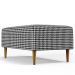 Kit 02 Puffs Decorativos Para Sala De Estar Cléo W01 Pés Palito 90 cm Pied Poule - Lyam Decor