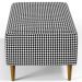 Kit 02 Puffs Decorativos Para Sala De Estar Cléo W01 Pés Palito 90 cm Pied Poule - Lyam Decor