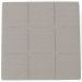 Kit 02 Puffs Decorativos Para Sala De Estar Quadrado Milano 90x90 W01 Bouclê Bege - Lyam Decor