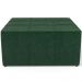 Kit 02 Puffs Decorativos Para Sala De Estar Quadrado Milano 90x90 W01 Facto Verde Musgo - Lyam Decor