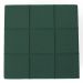 Kit 02 Puffs Decorativos Para Sala de Estar Quadrado Milano 90x90 W01 Linho Verde Musgo - Lyam Decor
