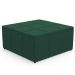 Kit 02 Puffs Decorativos Para Sala de Estar Quadrado Milano 90x90 W01 Suede Verde Musgo - Lyam Decor