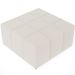 Kit 02 Puffs Decorativos Para Sala de Estar Quadrado Milano 90x90cm W01 Linho Cru - Lyam Decor