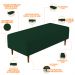 Kit 02 Puffs Decorativos Sala de Estar Bali W01 Pés Palito 120x50 cm Suede Verde Musgo - Lyam Decor
