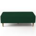 Kit 02 Puffs Decorativos Sala de Estar Bali W01 Pés Palito 120x50 cm Suede Verde Musgo - Lyam Decor