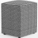 Kit 02 Puffs Quadrado Decorativo L02 Pied Poule - Lyam Decor