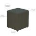 Kit 02 Puffs Quadrado L02 Decorativo Sala de Estar Suede Cinza - Lyam Decor