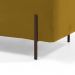 Kit 02 Puffs Retangular Decorativo Status 90x45 D02 Pés de Aço Veludo Mostarda C-279 - Lyam Decor