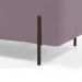 Kit 02 Puffs Retangular Decorativo Status 90x45 D02 Pés de Aço Veludo Rosê C-305 - Lyam Decor