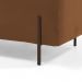 Kit 02 Puffs Retangular Decorativo Status 90x45 D02 Pés de Aço Veludo Telha C-262 - Lyam Decor
