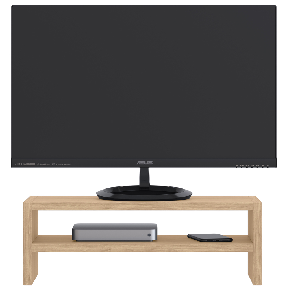 Kit 02 Suportes Para Monitor Stand Home Office Lap 63 cm L03 Amadeirado - Lyam