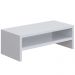 Kit 02 Suportes Para Monitor Stand Home Office Lap 63 cm L03 Branco - Lyam