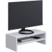 Kit 02 Suportes Para Monitor Stand Home Office Lap 63 cm L03 Branco - Lyam