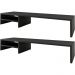 Kit 02 Suportes Para Monitor Stand Home Office Lap 90 cm L03 Preto - Lyam