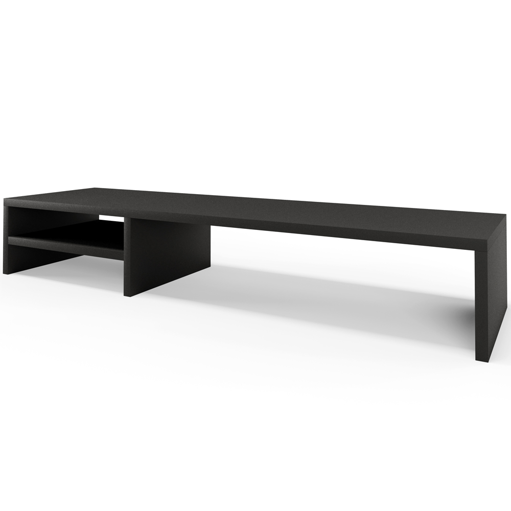 Kit 02 Suportes Para Monitor Stand Home Office Lap 90 cm L03 Preto - Lyam