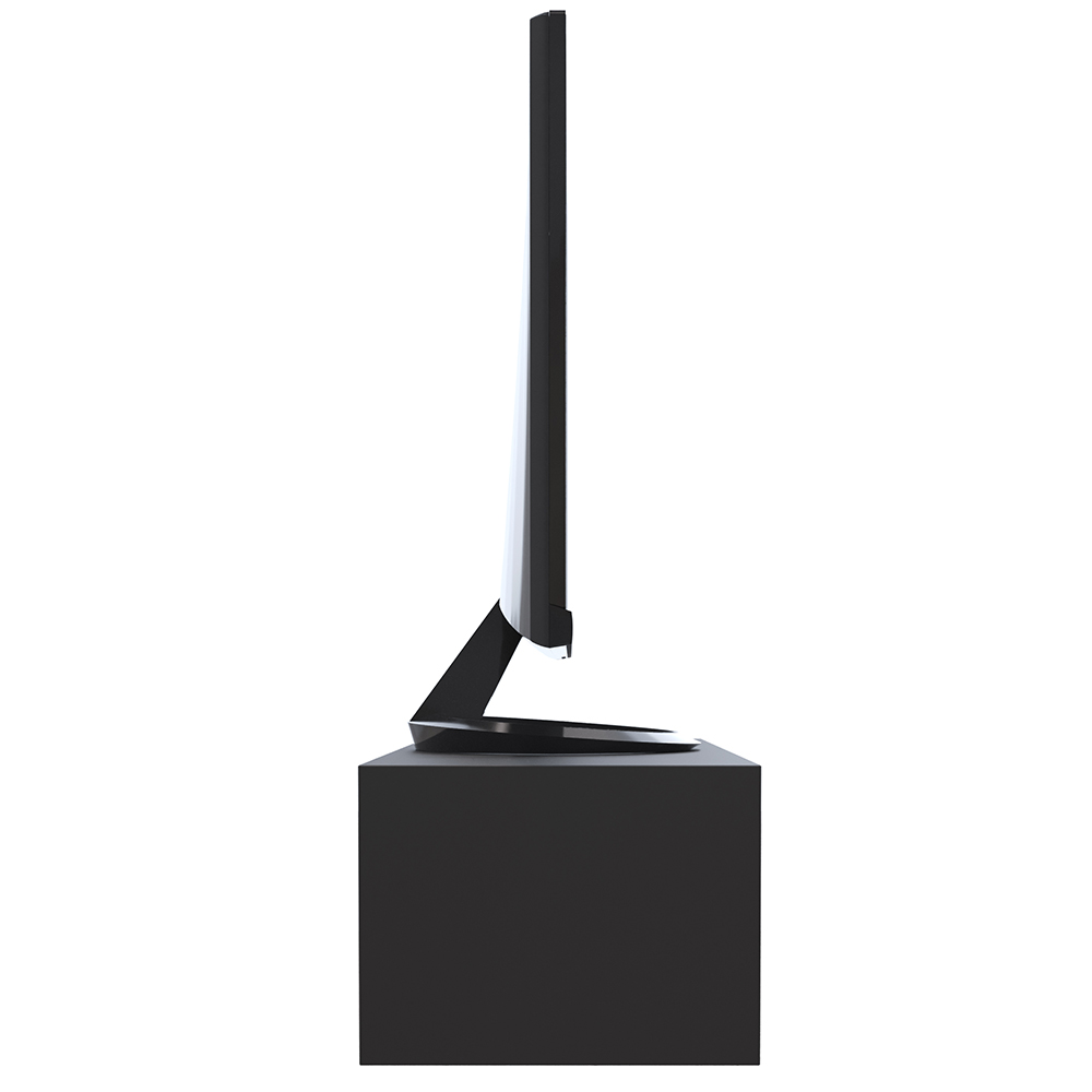 Kit 02 Suportes Stand Para Monitores Mesa Escritório Home Office Lap L03 Preto - Lyam Decor
