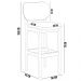 Kit 03 Banquetas Altas Para Cozinha Bancada Sala Tela Betta Fixa L02 Suede Bege - Lyam
