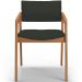 Kit 03 Cadeiras Para Sala de Jantar Estar Living Giorgia L02 Linho Verde Musgo - Lyam Decor