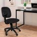Kit 03 Cadeiras de Escritório Giratória Executiva Ergonômica Economy M02 Corano Preto - Lyam Decor