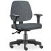 Kit 03 Cadeiras de Escritório Giratória Executiva Ergonômica Job L02 Linho Chumbo - Lyam Decor
