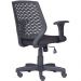Kit 03 Cadeiras de Escritório Giratória Executiva Ergonômica Tech L02 Crepe Preto - Lyam Decor