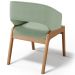 Kit 03 Cadeiras de Jantar e Estar Living Estofada Lince L02 Bouclê Oliva - Lyam Decor