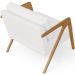 Kit 03 Poltrona Decorativa Para Sala Pietra Estrutura De Madeira L02 Corano Branco - Lyam Decor