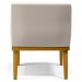 Kit 03 Poltronas Decorativas Para Sala de Estar Beatriz W01 Linho Cru - Lyam Decor