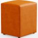 Kit 03 Puffs Quadrado Decorativo L02 Couríssimo Whisky - Lyam Decor