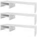 Kit 03 Suportes Para Monitor Stand Home Office Lap 90 cm L03 Branco - Lyam