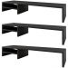 Kit 03 Suportes Para Monitor Stand Home Office Lap 90 cm L03 Preto - Lyam
