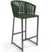 Kit 04 Banqueta Para Área Gourmet Cozinha Varanda Corda Náutica Porto D04 Verde - Lyam Decor