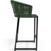 Kit 04 Banqueta Para Área Gourmet Cozinha Varanda Corda Náutica Porto D04 Verde - Lyam Decor
