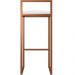 Kit 04 Banquetas Alta Para Cozinha Sala De Jantar Hanna L02 Bronze Corano Branco - Lyam Decor