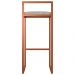 Kit 04 Banquetas Alta Para Cozinha Sala de Jantar Hanna L02 Bronze Linho Bege - Lyam Decor