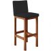 Kit 04 Banquetas Altas Para Cozinha Sala De Jantar Fixa Alya L02 Facto Preto - Lyam Decor
