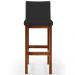 Kit 04 Banquetas Altas Para Cozinha Sala De Jantar Fixa Alya L02 Facto Preto - Lyam Decor
