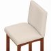 Kit 04 Banquetas Altas Para Cozinha Sala De Jantar Fixa Alya L02 Suede Bege - Lyam Decor