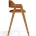 Kit 04 Banquetas Altas Para Cozinha Sala de Jantar Bar Suran L02 Couríssimo Camel - Lyam Decor